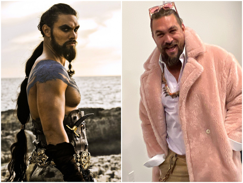 Jason Mamoa – Khal Drogo | Alamy Stock Photo by Cinematic Collection & Casey Flanigan/imageSPACE/Sipa USA/Alamy Live News