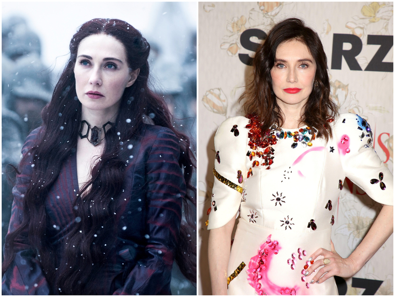 Carice van Houten – Lady Melisandre | MovieStillsDB Photo by Yaut/HBO & Alamy Stock Photo by Steven Bergman/AFF-USA.COM