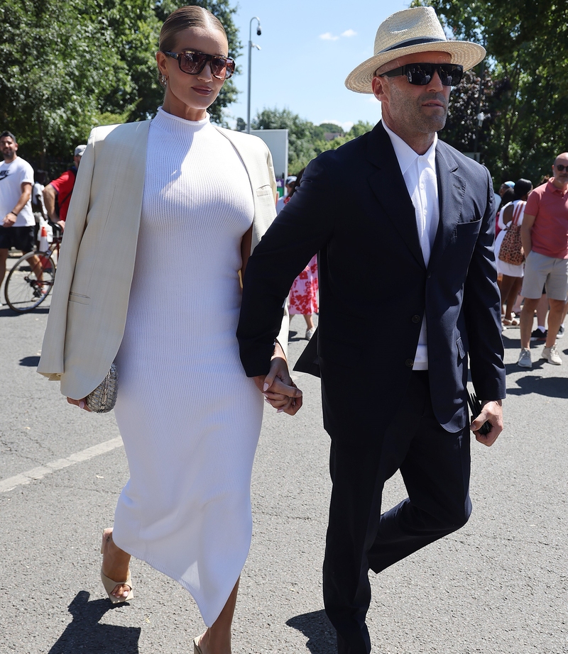 Jason Statham & Rosie Huntington-Whiteley | Getty Images Photo by Neil Mockford/GC Images