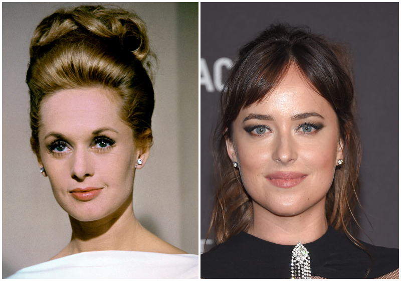 Dakota Johnson: Granddaughter of Tippi Hedren | Alamy Stock Photo by ScreenProd / Photononstop & Shutterstock 