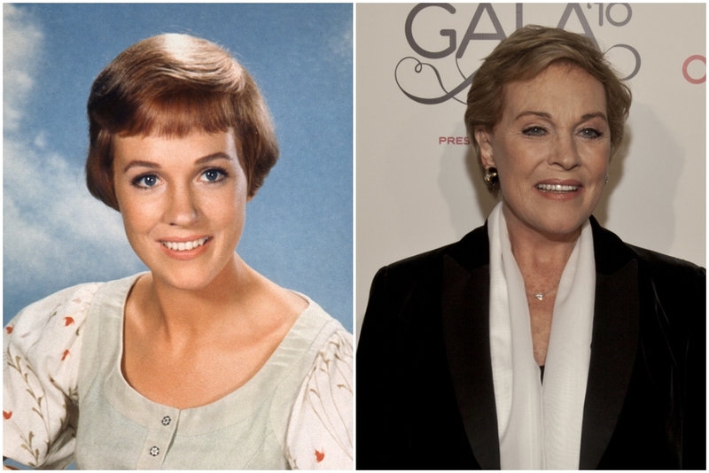 Julie Andrews como María | Alamy Stock Photo by PictureLux/The Hollywood Archive & Shutterstock