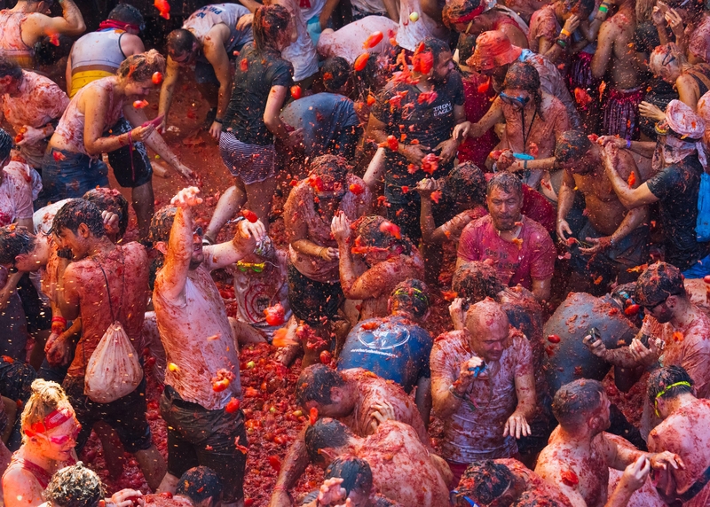 La Tomatina – Spain | Alamy Stock Photo by Keren Su/China Span