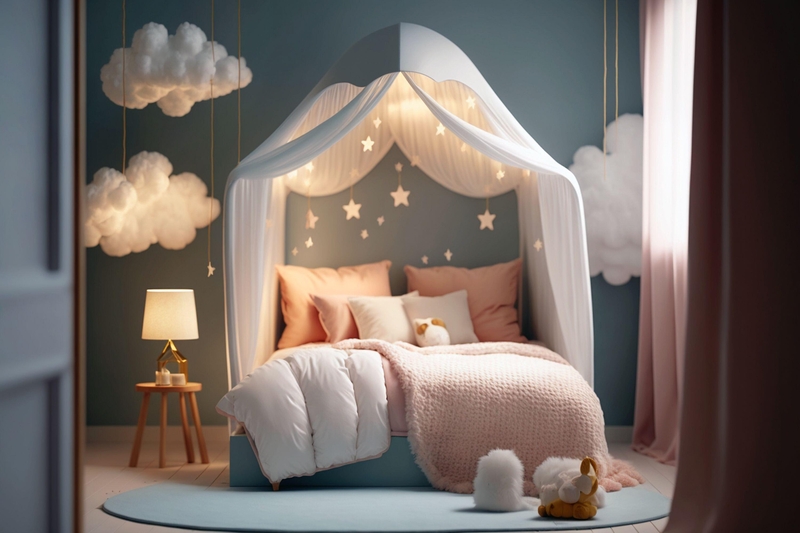 Create a Dreamland with Fluffy Clouds and Stars | Alamy Stock Photo by Ievgeniia Pidgorna