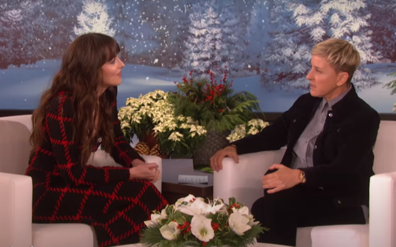 Dakota Johnson Calls Out Ellen DeGeneres | Movie Shot/Youtube/@TheEllenShow