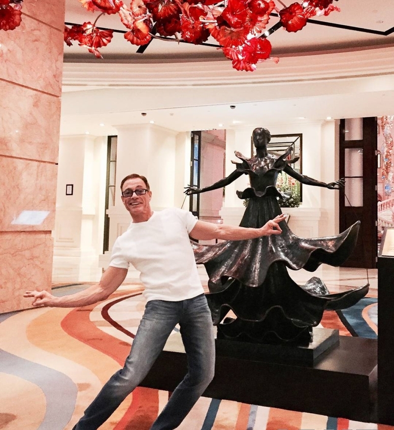 Using His Dancing Skills | Instagram/@jcvd