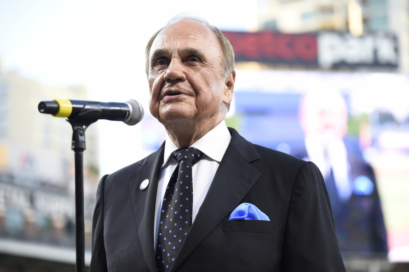 Dick Enberg - NBC, CBS, ESPN | Getty Images Photo by Denis Poroy