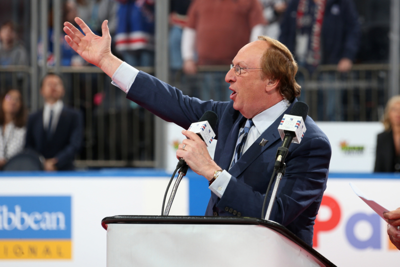 Sam Rosen - Fox Sports | Getty Images Photo by Jared Silber/NHLI