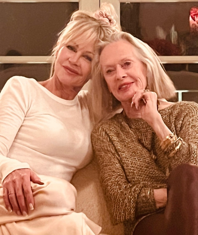 Melanie Griffith and Tippi Hedren | Instagram/@melaniegriffith