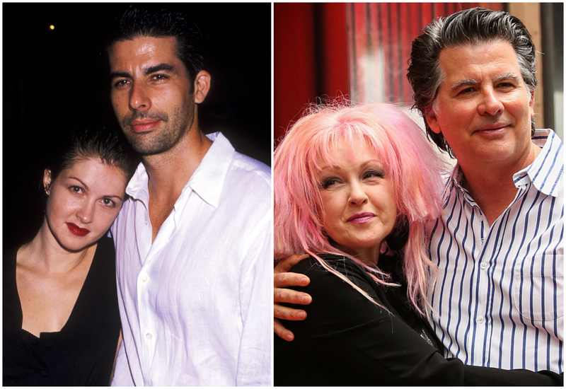 Cyndi Lauper y David Thornton | Getty Images Photo by Ron Galella & Paul Archuleta/FilmMagic