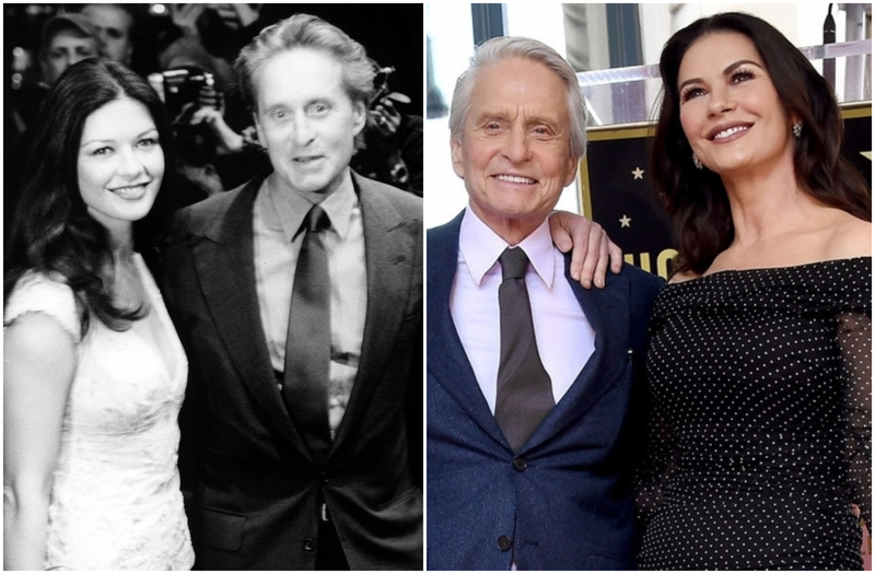 Catherine Zeta-Jones y Michael Douglas | Shutterstock & Getty Images Photo by Gregg DeGuire