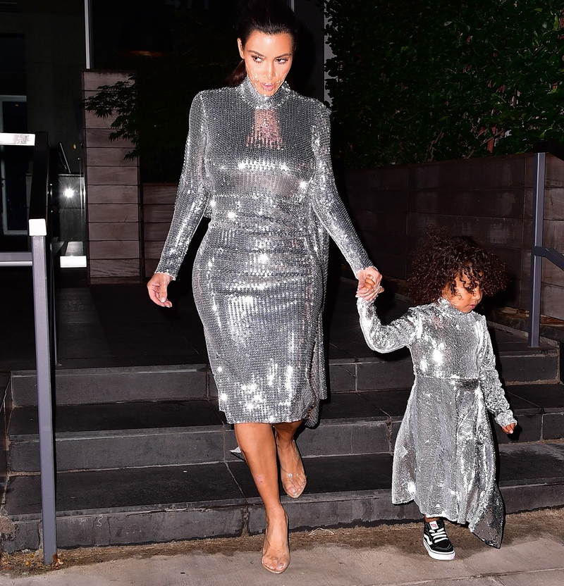 The Matching Disco Ball Dress | Getty Images Photo by James Devaney/GC Images