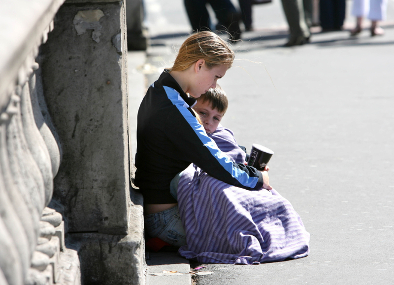 Living on the Street | Alamy Stock Photo by Crispin Rodwell 