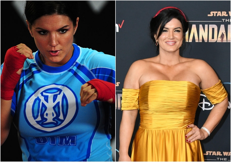 Gina Carano | Getty Images Photo by Robert Laberge & Alamy Stock Photo by Birdie Thompson/AdMedia via ZUMA Wire