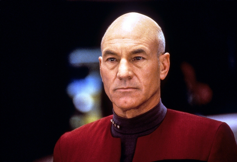 Patrick Stewart: Star Trek: La Nueva Generación | Alamy Stock Photo by Paramount Pictures/courtesy Everett Collection