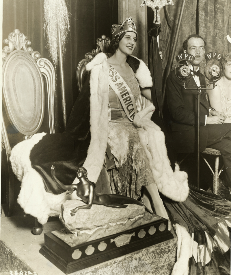 Miss Norma Smallwood on Her Throne | Getty Images Photo by George Rinhart