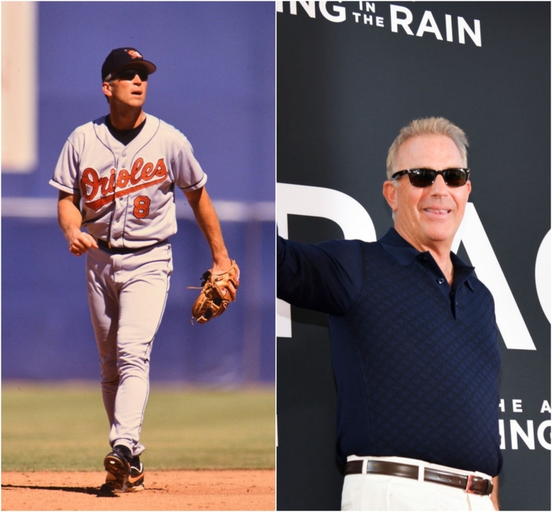 Cal Ripken, Jr. gegen Kevin Costner | Alamy Stock Photo by Kirk Schlea/Hum Images & Getty Images Photo by Rodin Eckenroth