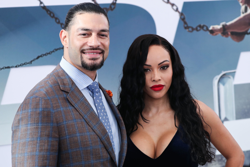 Roman Reigns & Galina Becker | Alamy Stock Photo by Image Press Agency