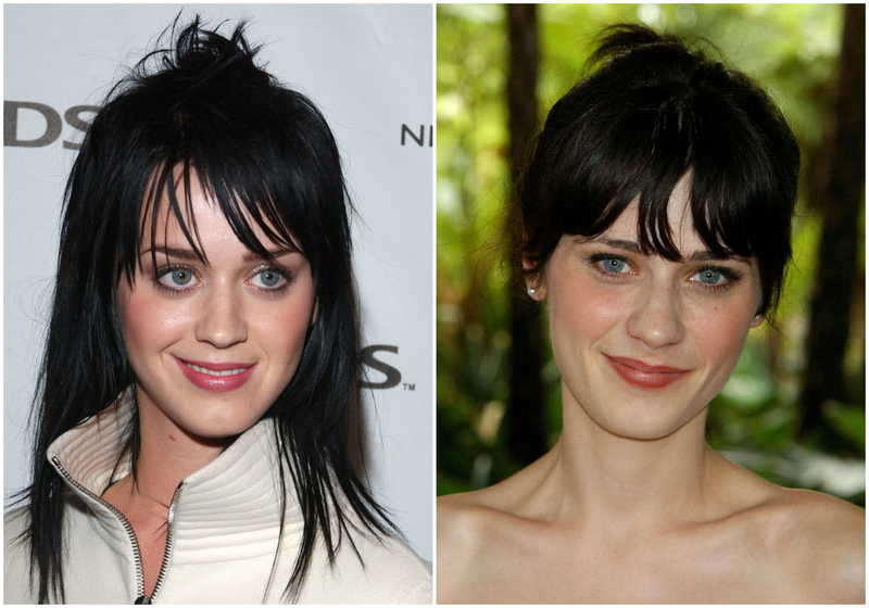 Katy Perry and Zooey Deschanel | Getty Images Photo by Mark Sullivan/WireImage & Gregg DeGuire/WireImage