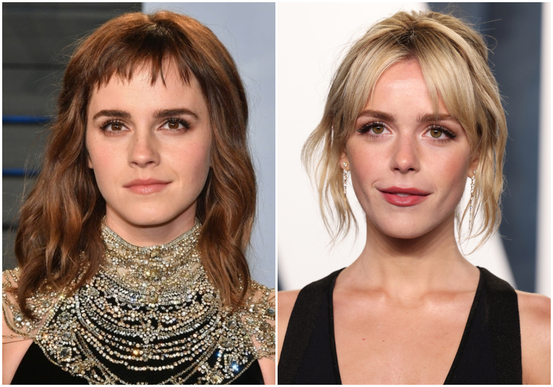 Emma Watson and Kiernan Shipka | Getty Images Photo by Dia Dipasupil & John Shearer