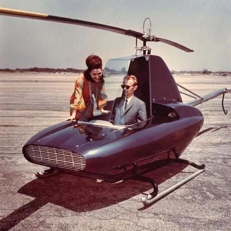Buford John Schramm entwarf 1964 einen Einmann-Hubschrauber | Imgur.com/4KJmOnk