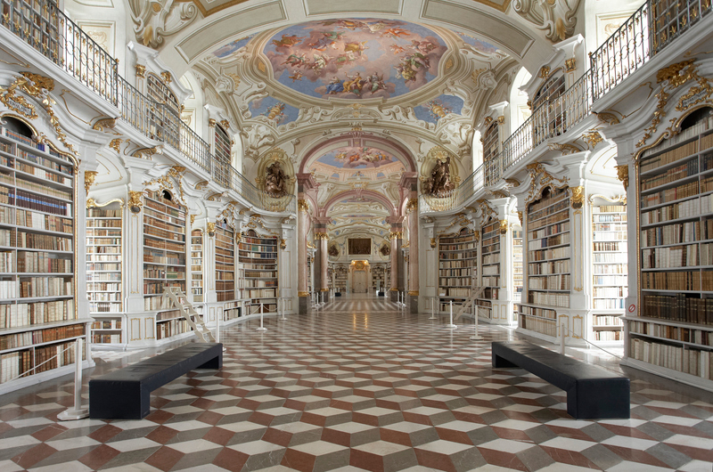 Das Benediktinerkloster Admont, die größte Bibliothek der Welt | Alamy Stock Photo by Edwin Stranner/imageBROKER.com GmbH & Co. KG