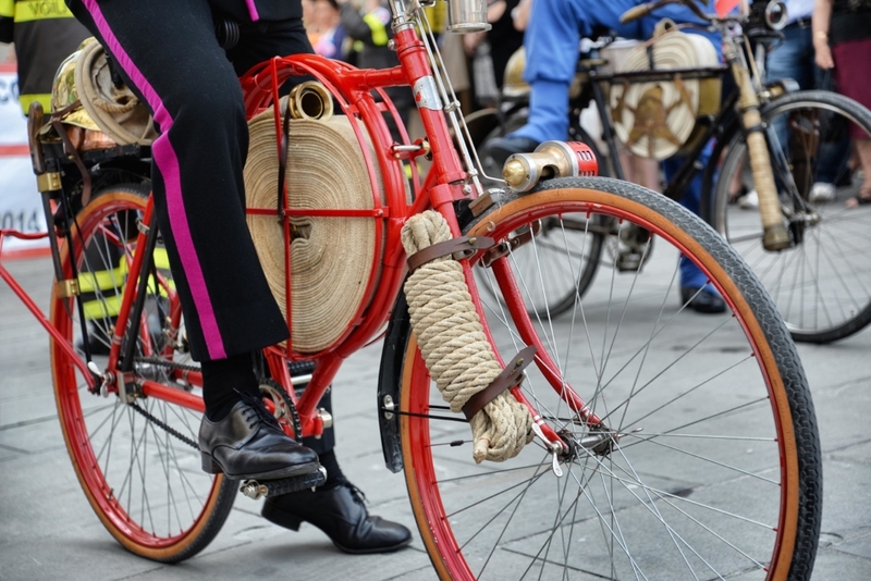 Dieses Feuerwehr-Fahrrad | Alamy Stock Photo