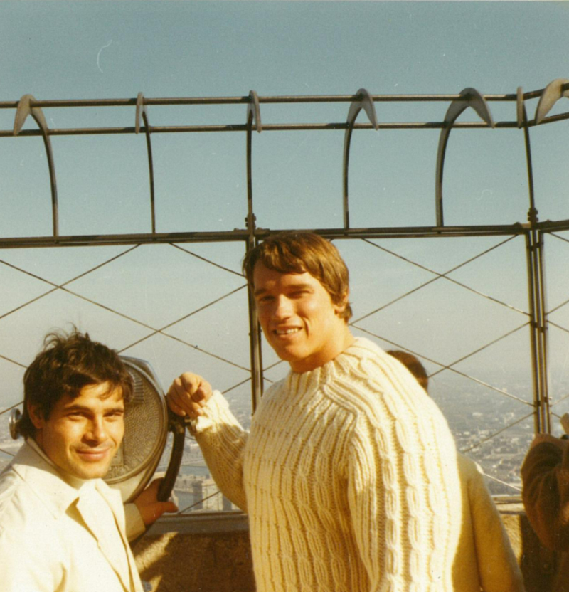 Arnold Schwarzenegger in NYC, 1968 | Instagram/@schwarzenegger