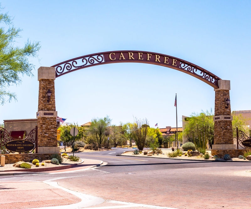 Carefree, Arizona | Alamy Stock Photo by Lonnie Paulson