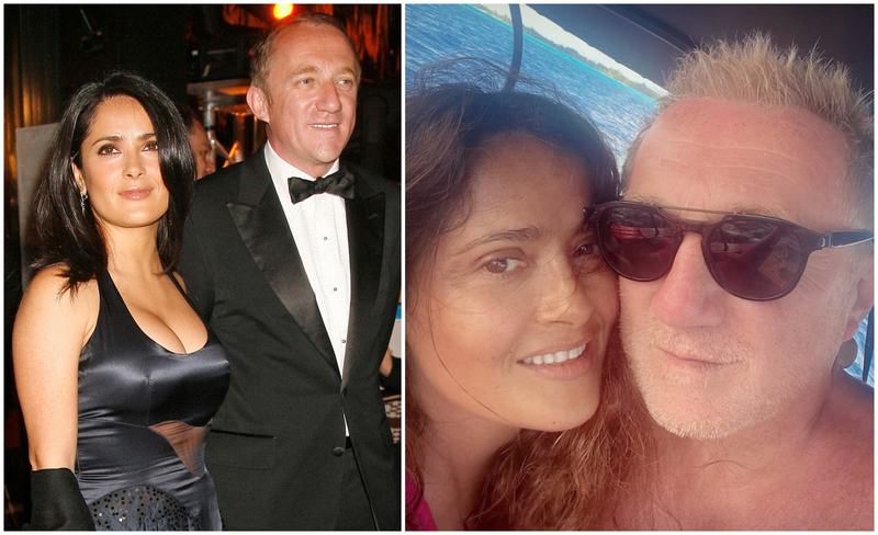 Salma Hayek Pinault und Francois Henri Pinault | Alamy Stock Photo & Instagram/@salmahayek