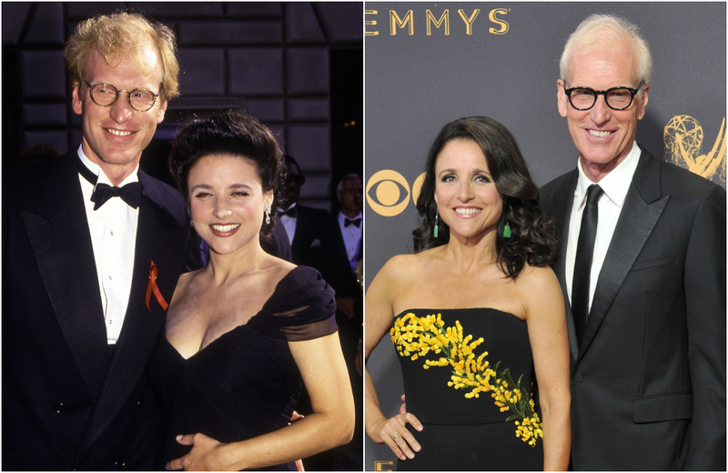 Julia Louis-Dreyfus und Brad Hall | Shutterstock & Getty Images Photo by Gregg DeGuire