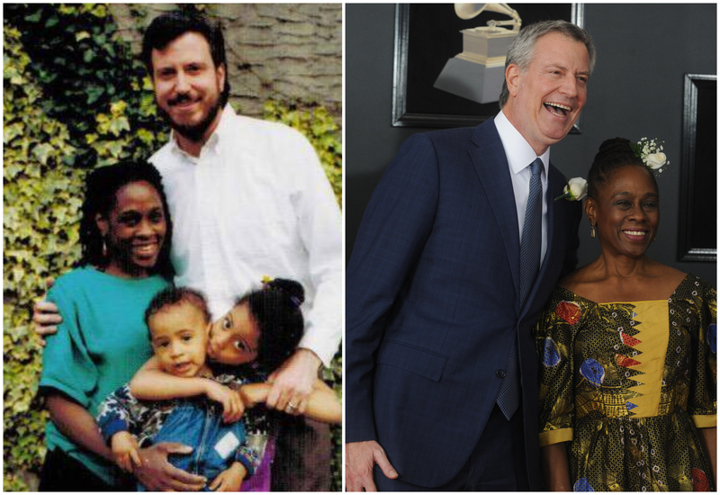 Bill de Blasio und Chirlane McCray | Facebook/@FirstLadyChirlaneMcCrayArchive & Alamy Stock Photo