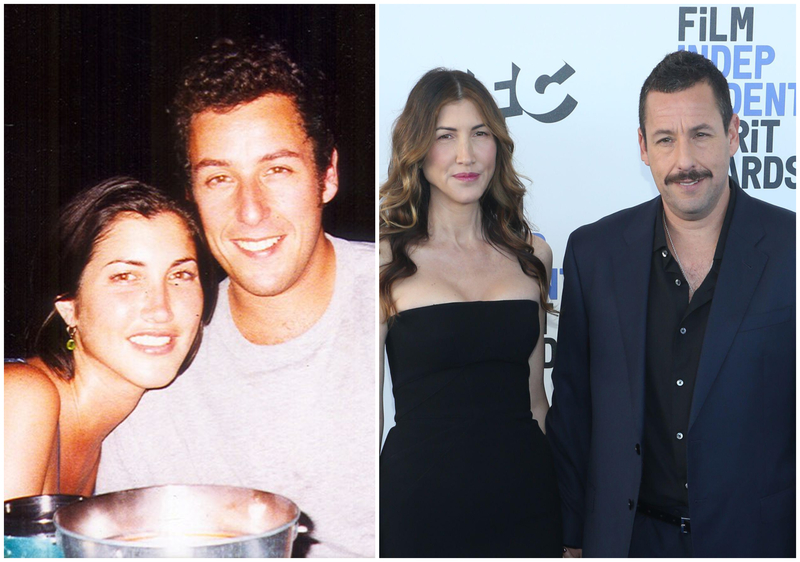 Adam Sandler und Jackie Sandler | Instagram/@adamsandler & Alamy Stock Photo