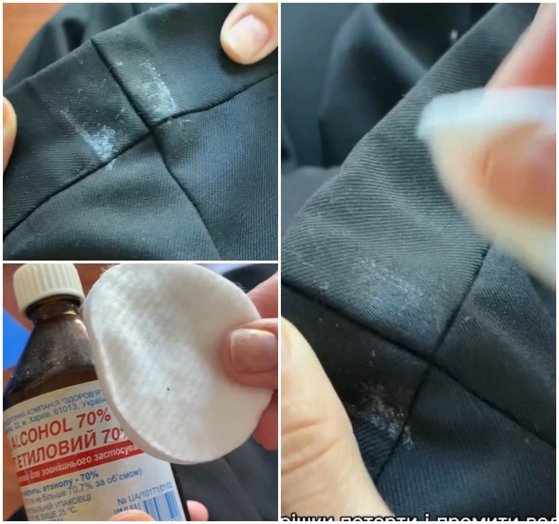 Use Alcohol to Remove Glue Stains | Instagram/@tkani_kayzi