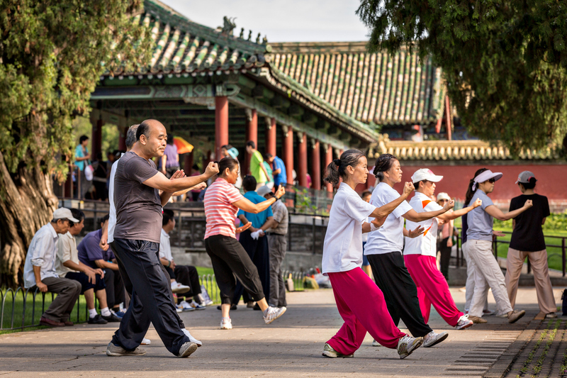 A Little Park Tai Chi | Alamy Stock Photo by Richard Ellis