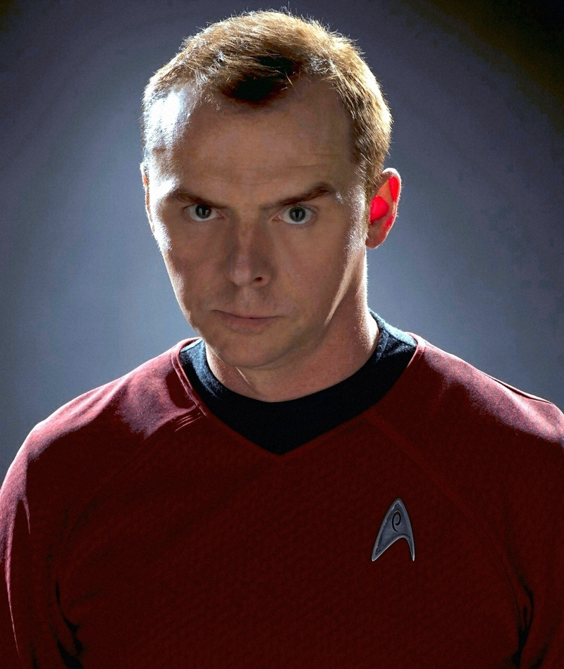 Simon Pegg: Starfleet Badge From “Star Trek” | MovieStillsDB