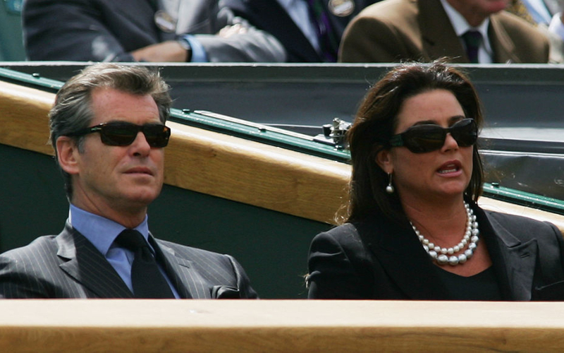 Pierce Brosnan and Keely Shaye Smith | Getty Images Photo by Alex Livesey