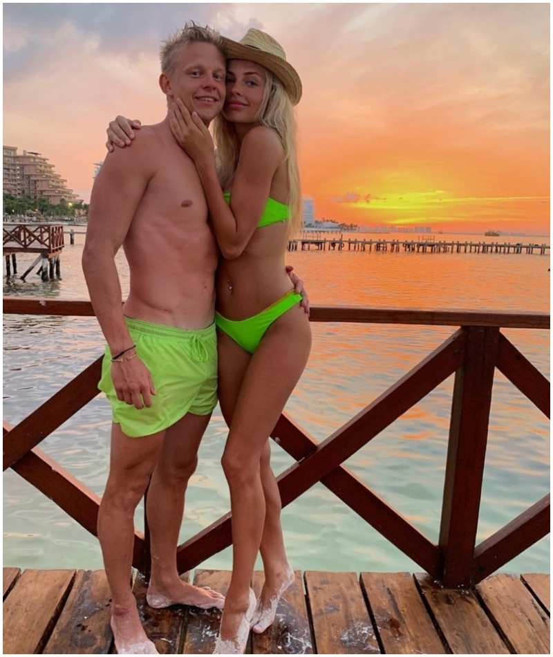 Oleksandr Zinchenko y Vlada Shcheglova | Instagram/@v.lada_sedan