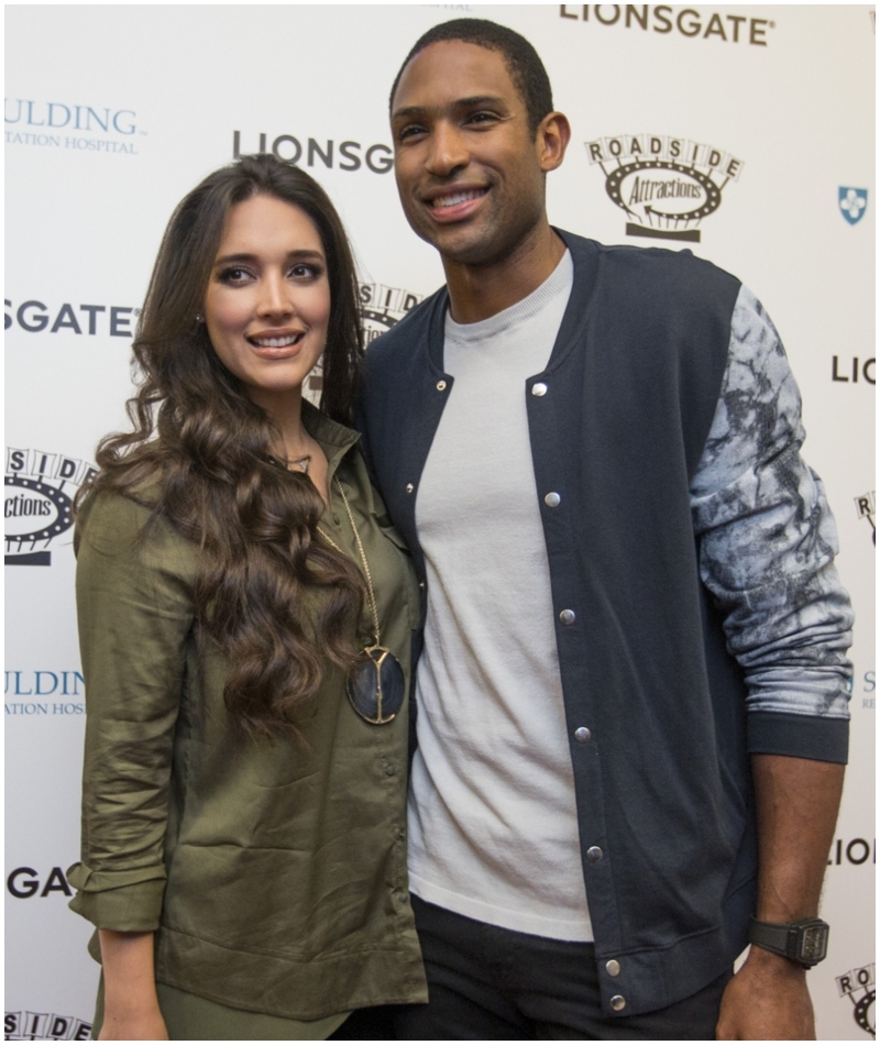 Amelia Vega y Al Horford | Getty Images Photo by Scott Eisen