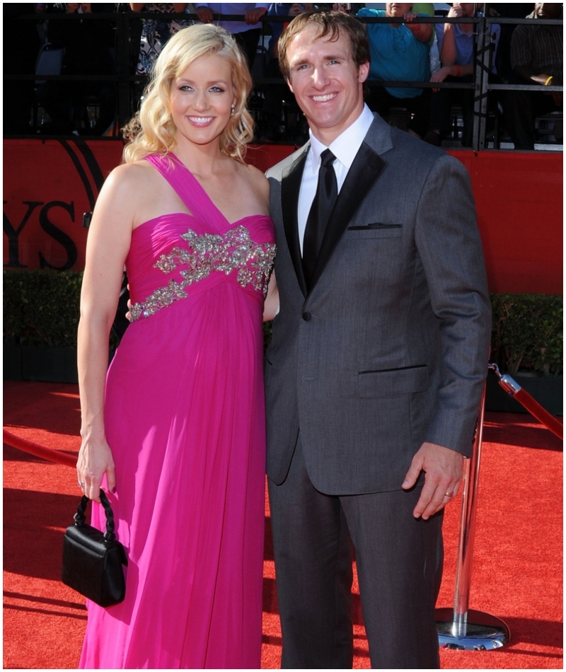 Brittany Dudchenko y Drew Brees | Getty Images Photo by Jon Kopaloff