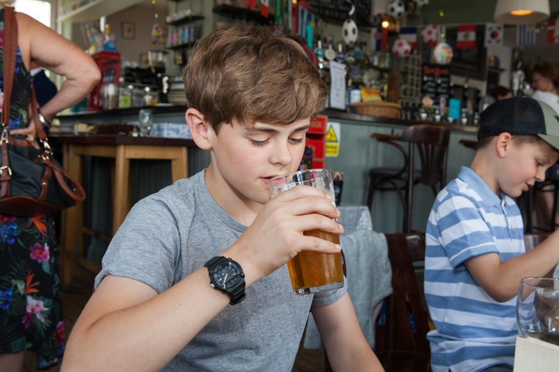 Kids, Drink Responsibly | Alamy Stock Photo by DB Pictures 