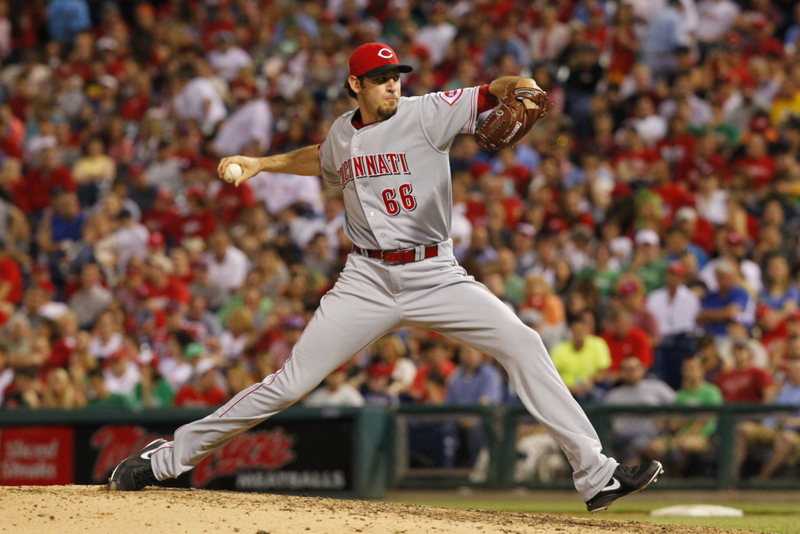 Logan Ondrusek – 6’8″, 230 lbs | Getty Images Photo by Hunter Martin