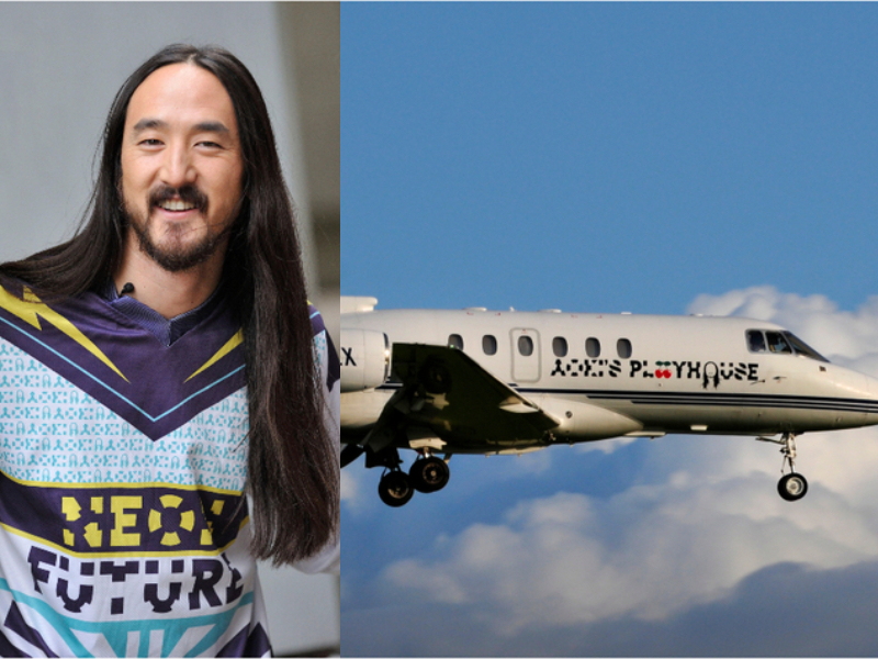 Steve Aoki – Raytheon Hawker 800XP, Estimated $13 Million | Alamy Stock Photo & Flickr Photo by Liam McManus