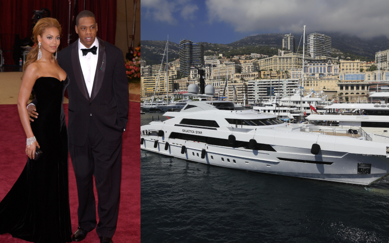 Beyonce’ & Jay-Z – Galactica Star, Estimated $70 Million | Alamy Stock Photo by Paul Smith/Featureflash & imageBROKER.com GmbH & Co. KG/TheYachtPhoto