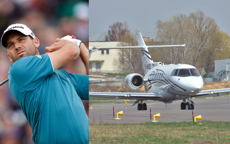 Sergio Garcia – Hawker 850, Estimated $16 Million | Alamy Stock Photo by Allstar Picture Library & Maksym Dragunov