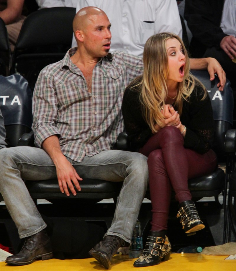 Kaley Cuoco and Brett Bolinger | Getty Images Photo by Noel Vasquez