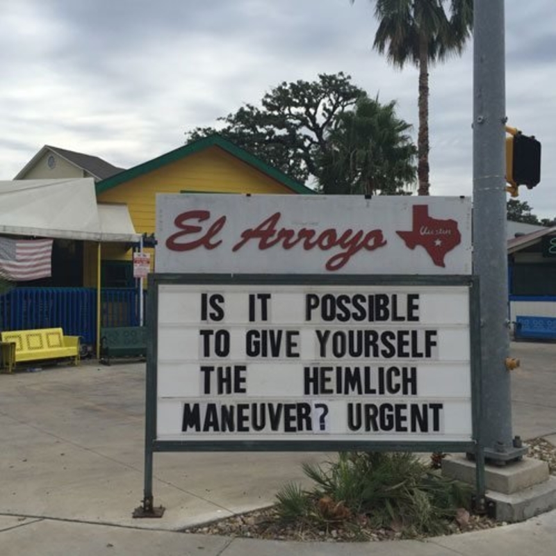 Heimlich | Facebook/@elarroyoatx