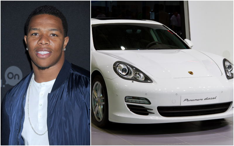 Ray Rice – Porsche Panamera, Estimated $146K | Alamy Stock Photo by dpa picture alliance & EvrenKalinbacak/Shutterstock