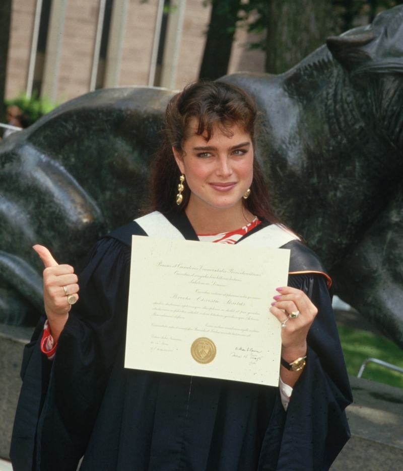 Brooke Shields Graduates | Getty Images Photo by LGI Stock/Corbis/VCG