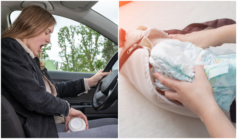 Use a Clean Diaper to Soak Up Spills | Alamy Stock Photo by Jens Rother & Henadzi Pechan