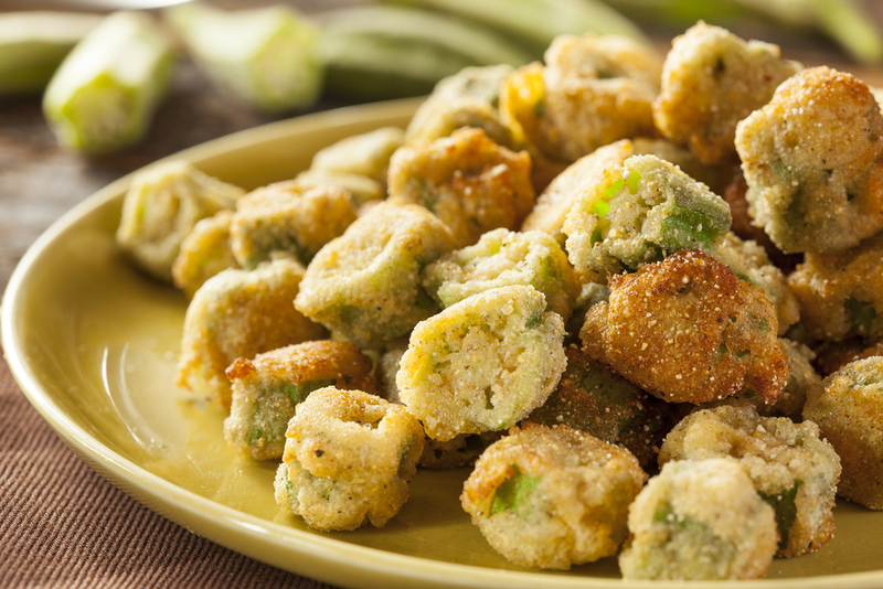 Oklahoma -- Fried Okra | Shutterstock